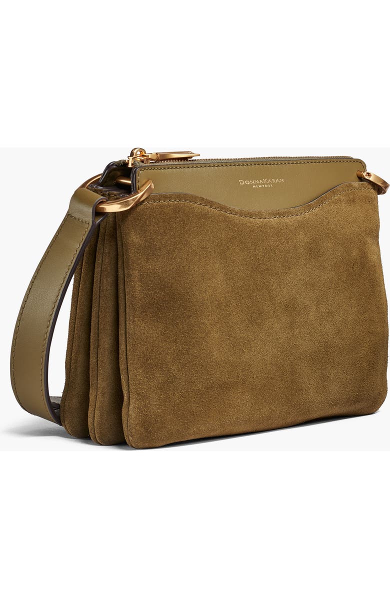 Donna Karan New York Glenwood Suede Crossbody, Alternate, color,
