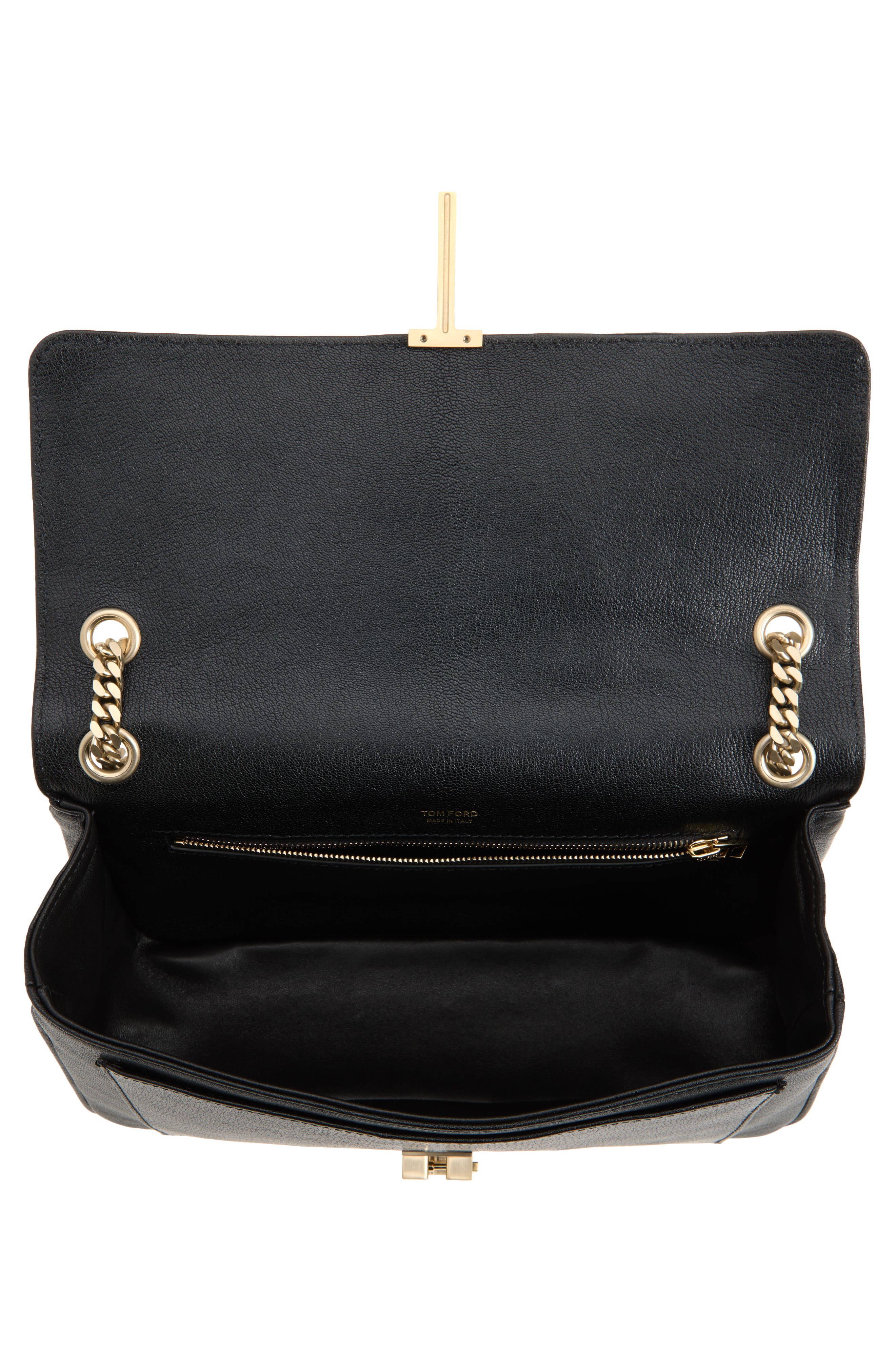 Mia Chain Shoulder Bag, Alternate, color, BLACK