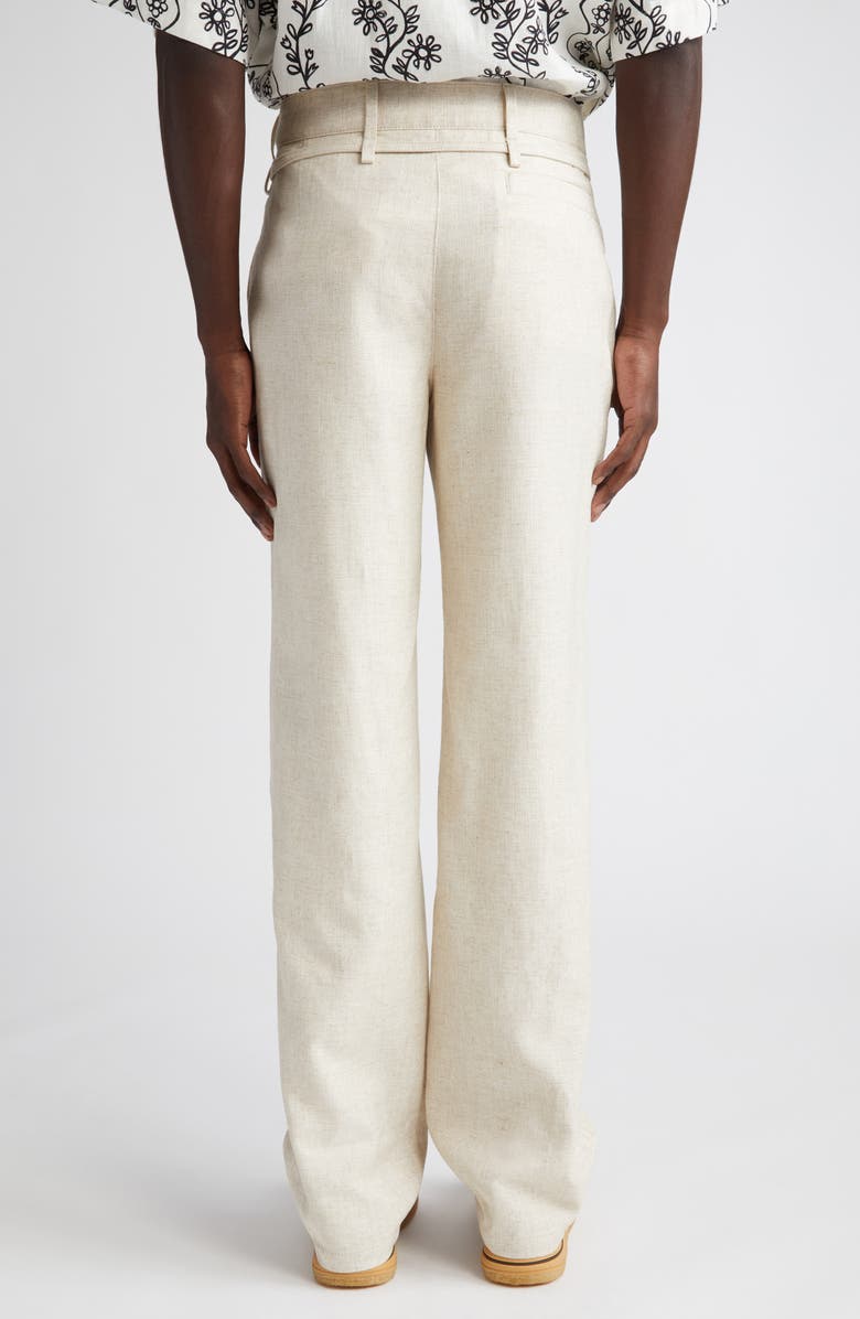 Jacquemus Le Pantalon Disgreghi Belted Pants, Alternate, color,