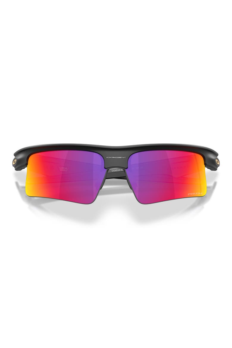 68mm APrizm™ Bisphaera Speed Rectangular Shield Sunglasses, Alternate, color, MATTE BLACK / PRIZM ROAD