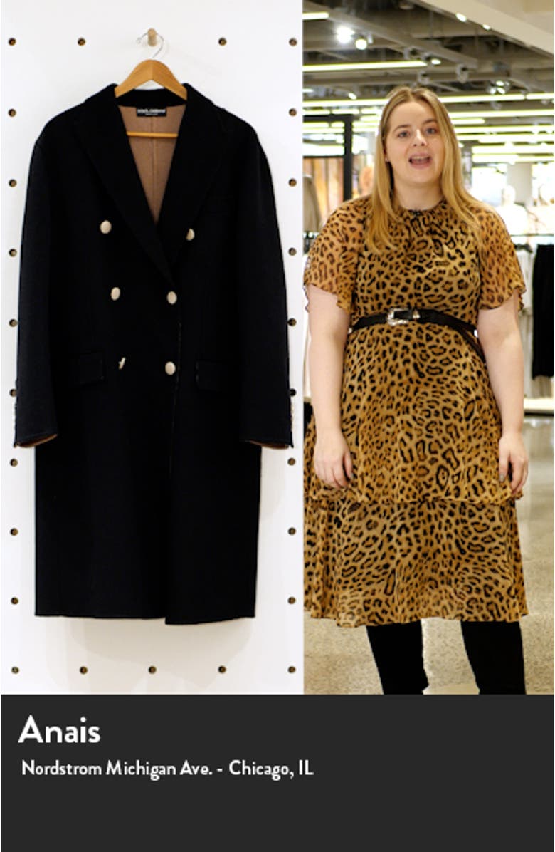Double Breasted Wool & Cashmere Coat, sales video thumbnail