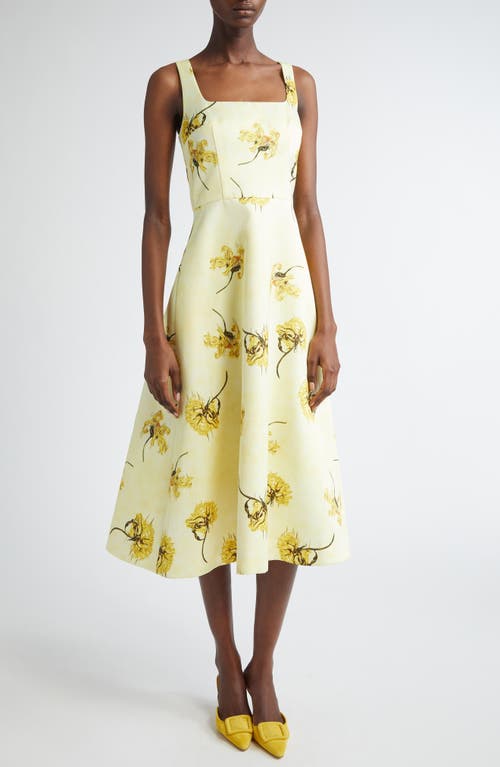 EMILIA WICKSTEAD EMILIA WICKSTEAD SHILOH FLORAL MIDI DRESS