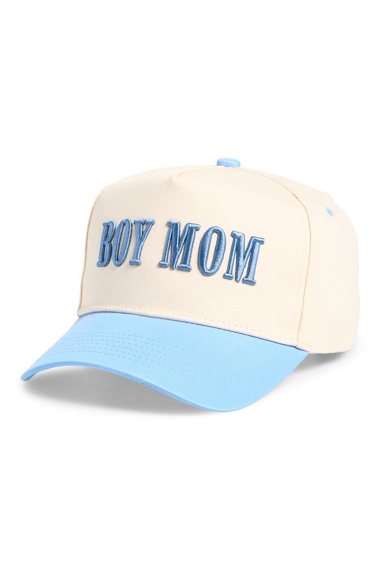 Boy Mom Baseball Cap, Main, color, BLUE