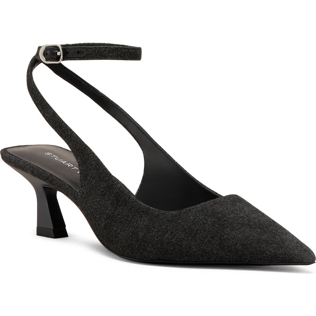 Stuart Weitzman Vinnie 50 Slingback Pump In Black
