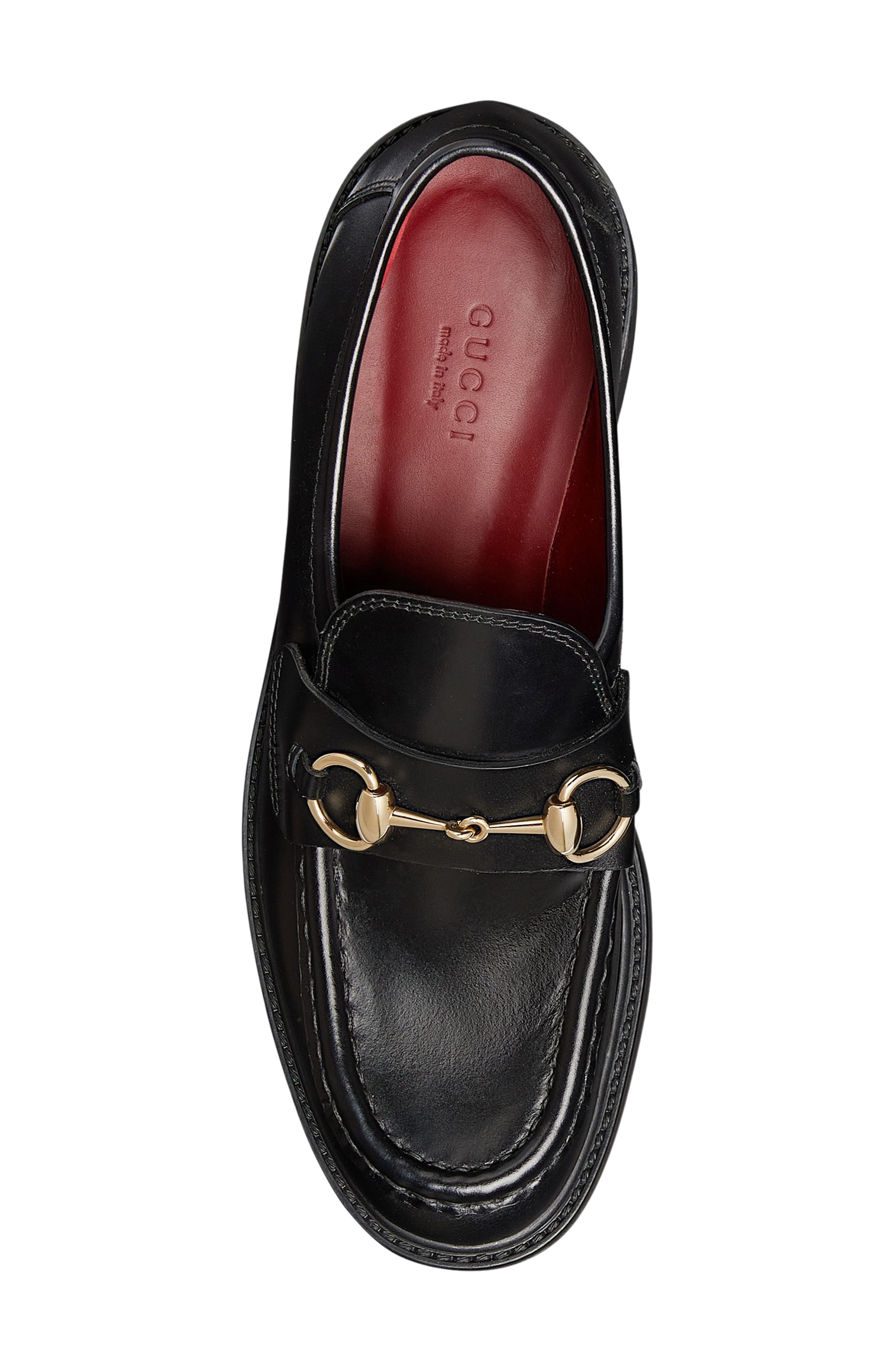 Gucci Mr. Horsebit Loafer, Alternate, color, Black