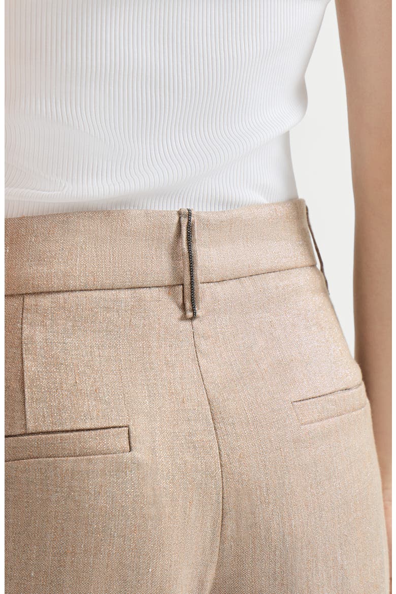 Loose Pleated trousers, Alternate, color, Antique Pink