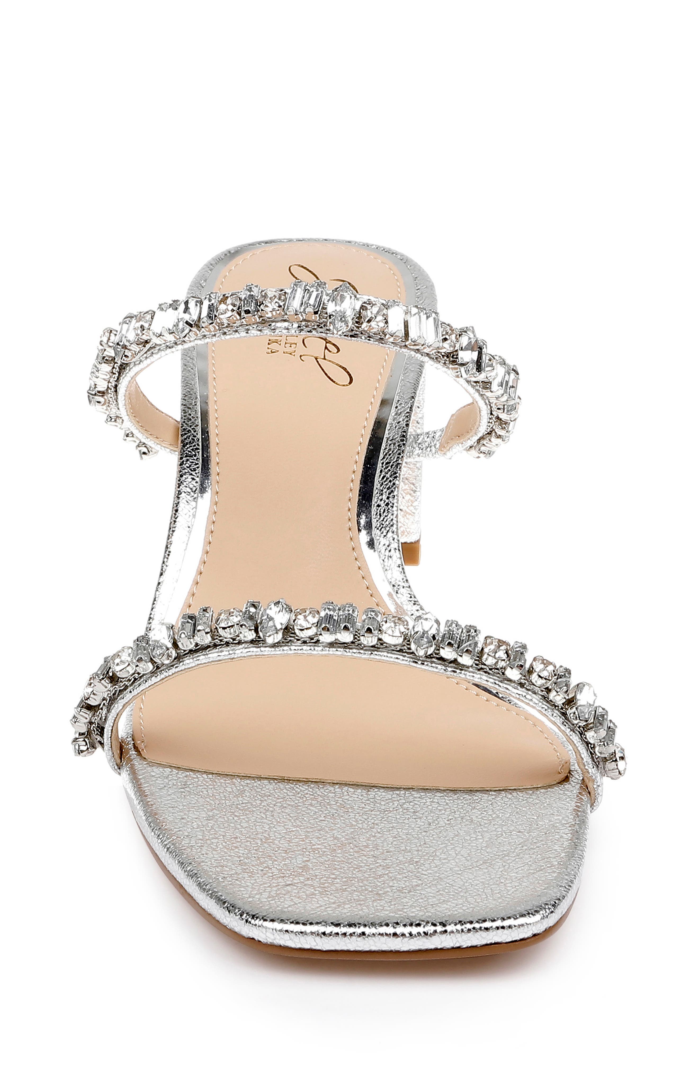 Jewel Badgley Mischka Alessia Slide Sandal, Alternate, color, 