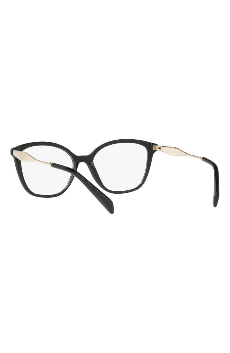 Prada 52mm Butterfly Optical Glasses, Alternate, color, 