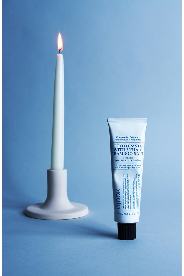 Toothpaste with nHA + Bamboo Salt, Alternate, color, WHITE
