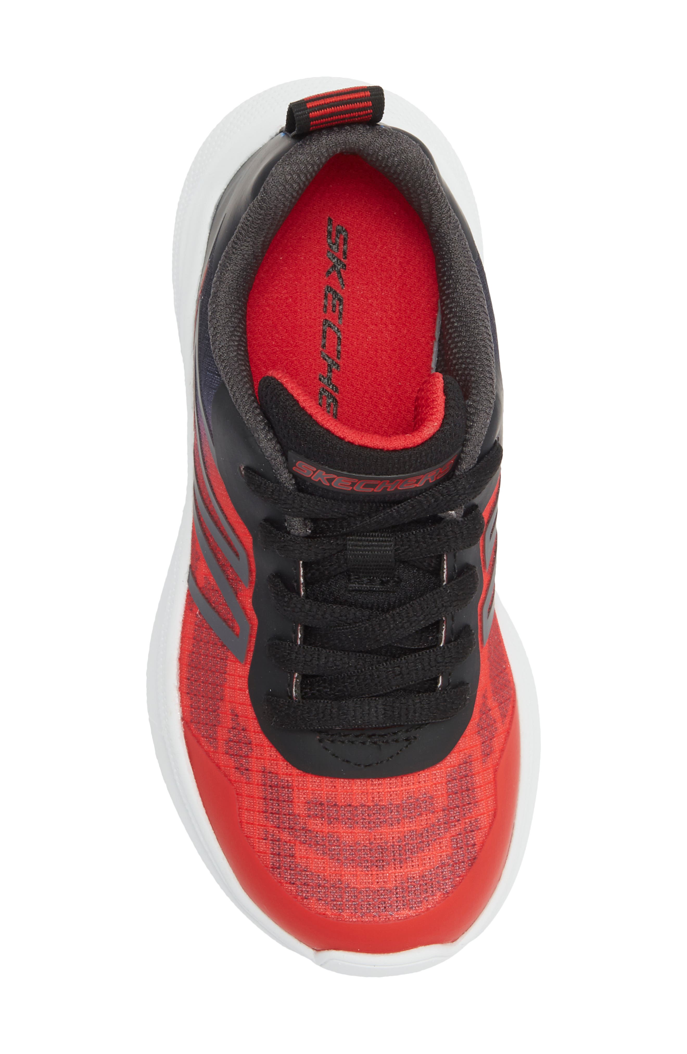 Kids' Microspec Velocity Zromic Running Shoe, Alternate, color, RED/ BLACK