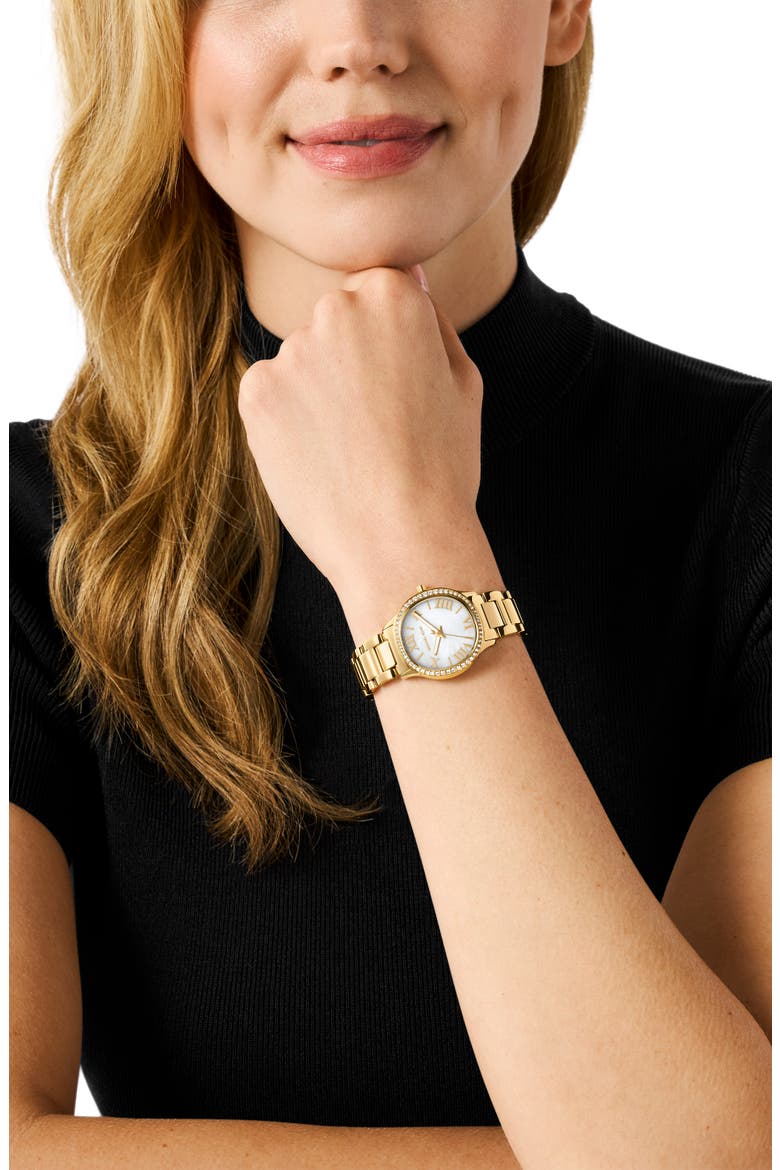 Sage Bracelet Watch, 31mm, Alternate, color, GOLD
