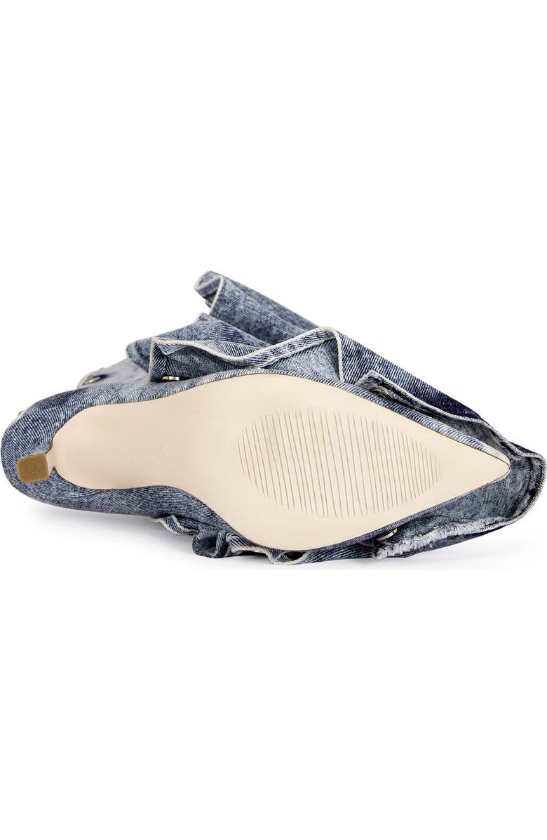 AZALEA WANG Imogine Knee High Slouch Boot, Alternate, color, Denim