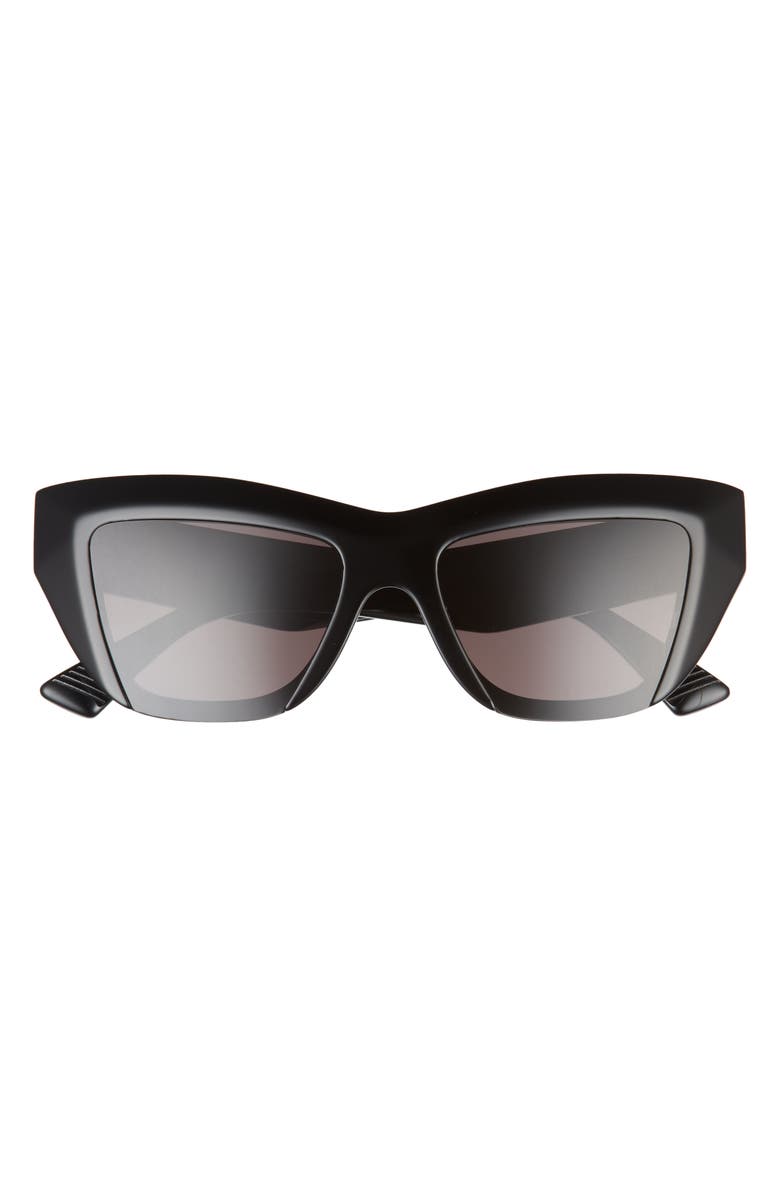 Bottega Veneta 52mm Rectangular Sunglasses, Main, color,