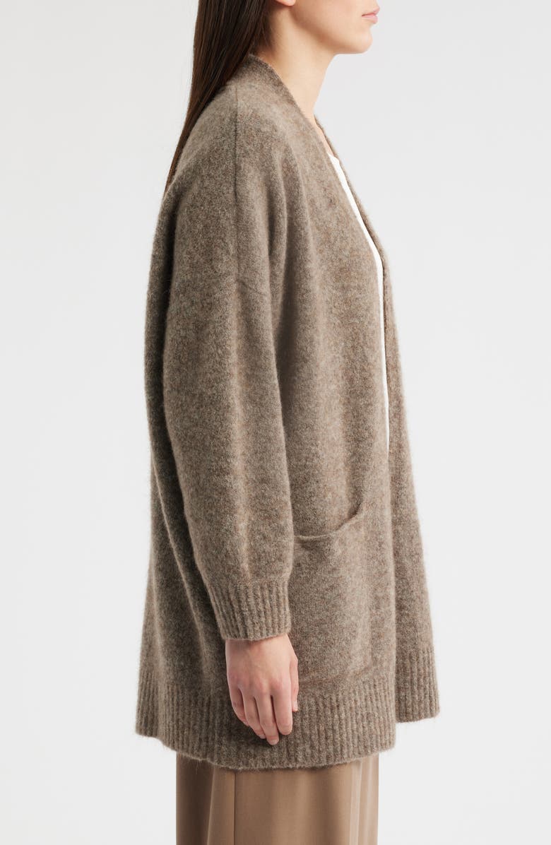 Eileen Fisher Pocket Cardigan, Alternate, color, Taupe