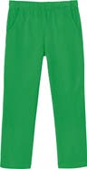 CITY THREADS Girls Soft 100% Cotton UPF 50+ Jersey Pocket Pants