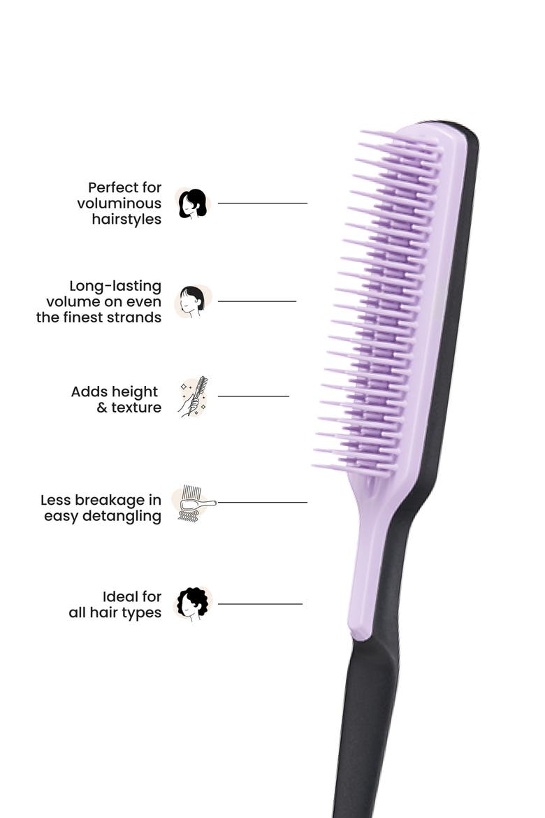 The Ultimate Volumizer Back-Combing Comb, Alternate, color, LILAC CLOUD