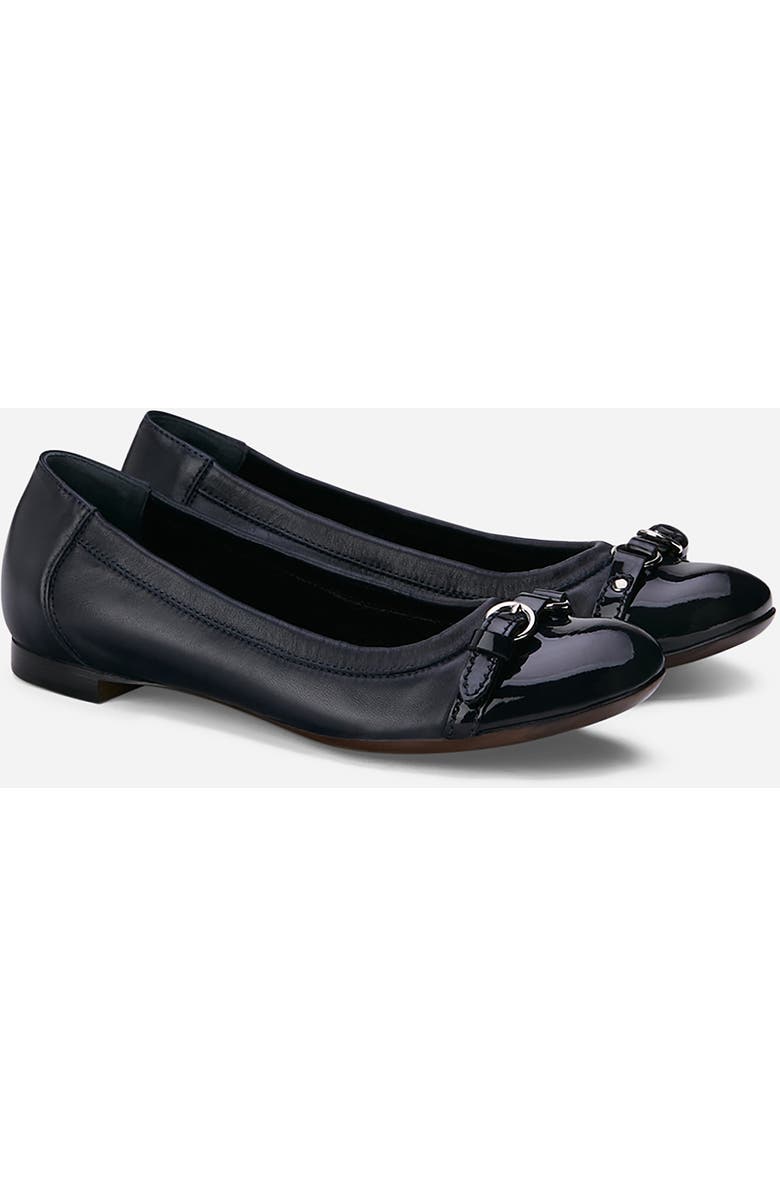 AGL Monika Cap Toe Ballet Flat, Alternate, color, Night