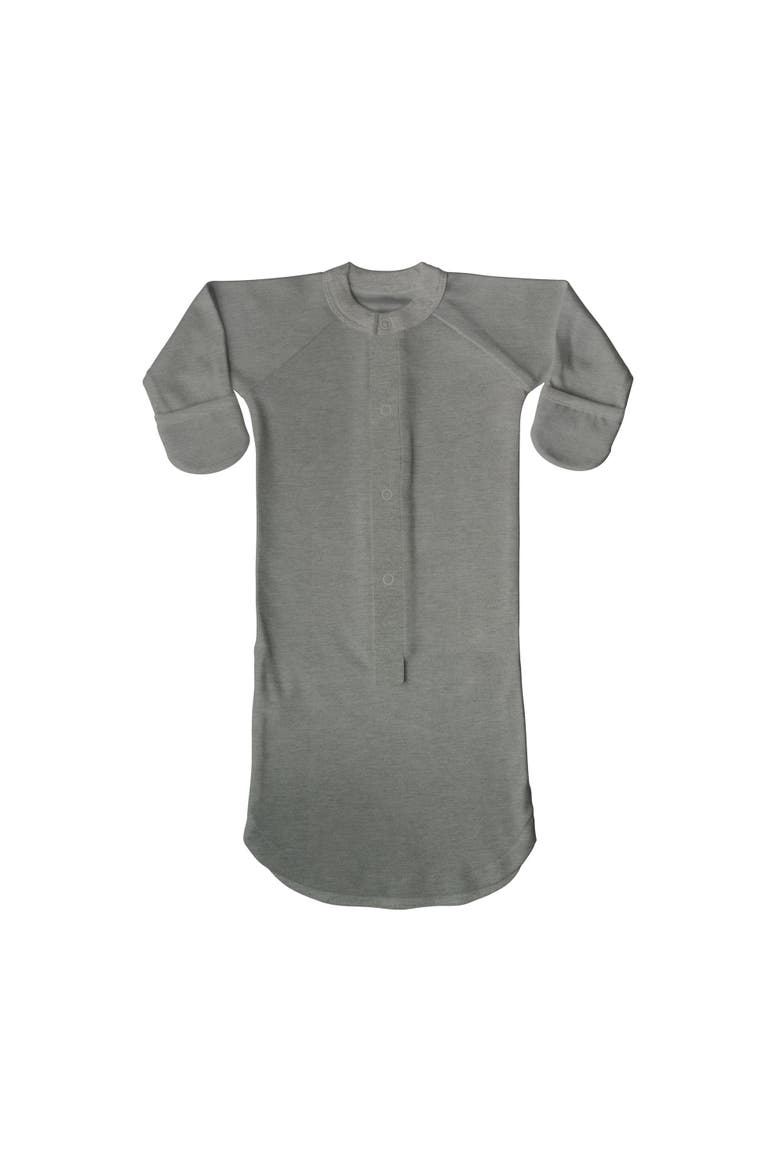 Goumi 24 Hour Convertible Sleeper Baby Gown, Main, color, Boulder