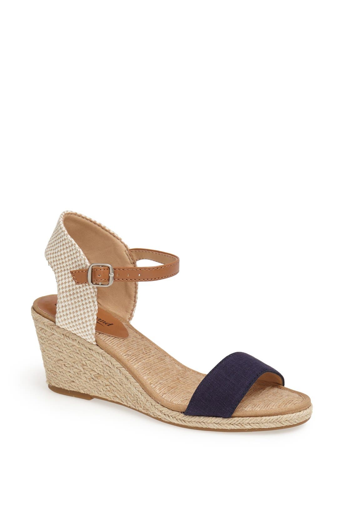 'Kavelli' Espadrille Wedge, Main, color, MOROCCAN BLUE LINEN