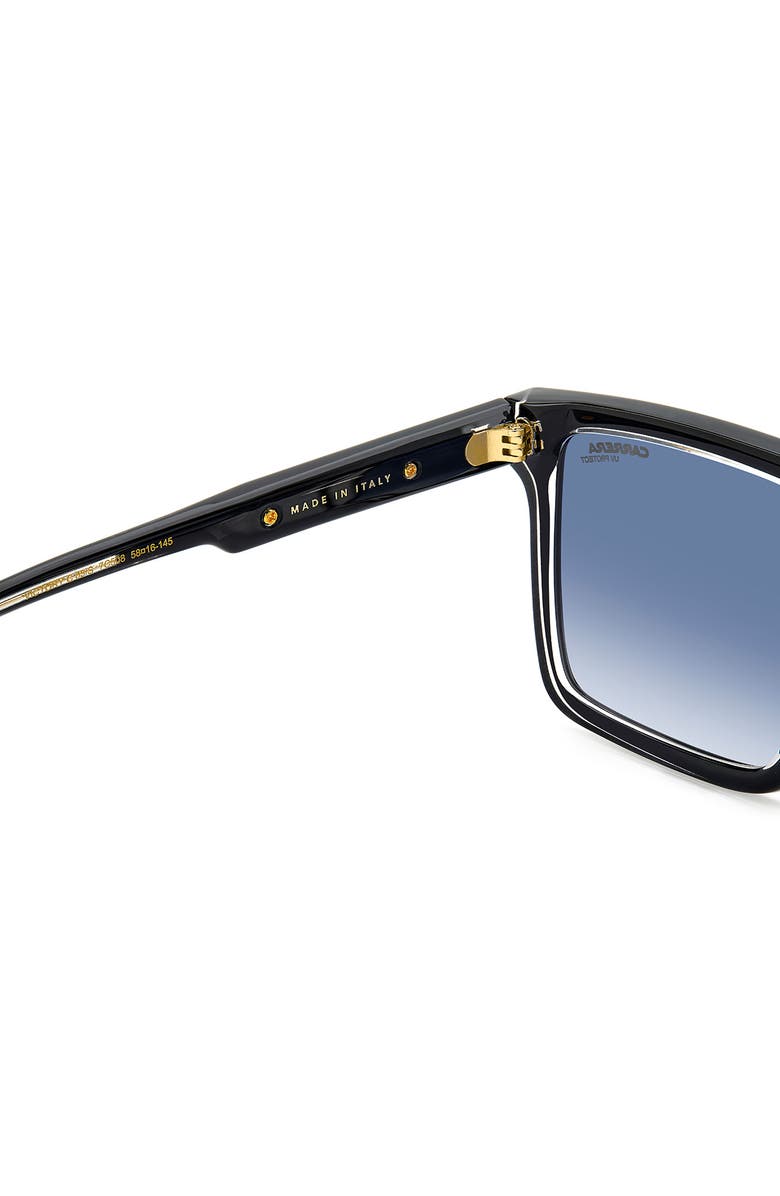 Carrera Eyewear Victory 58mm Gradient Flat Top Sunglasses, Alternate, color, 