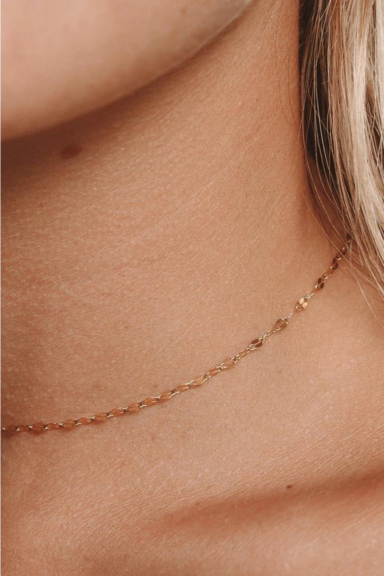 Dainty Choker, Alternate, color, Gold