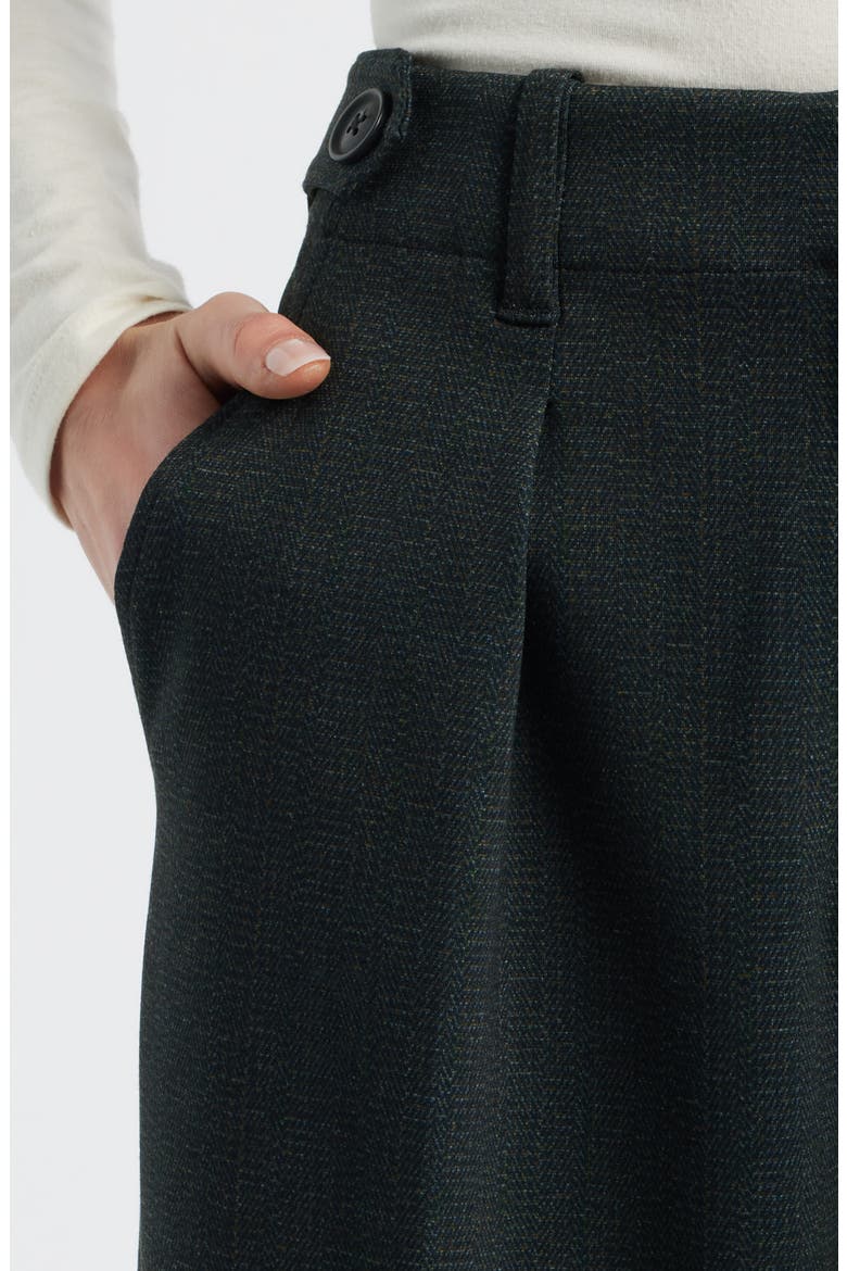 High Waist Ankle Trouser, Alternate, color, SMOKEY CHARCOAL HERRING