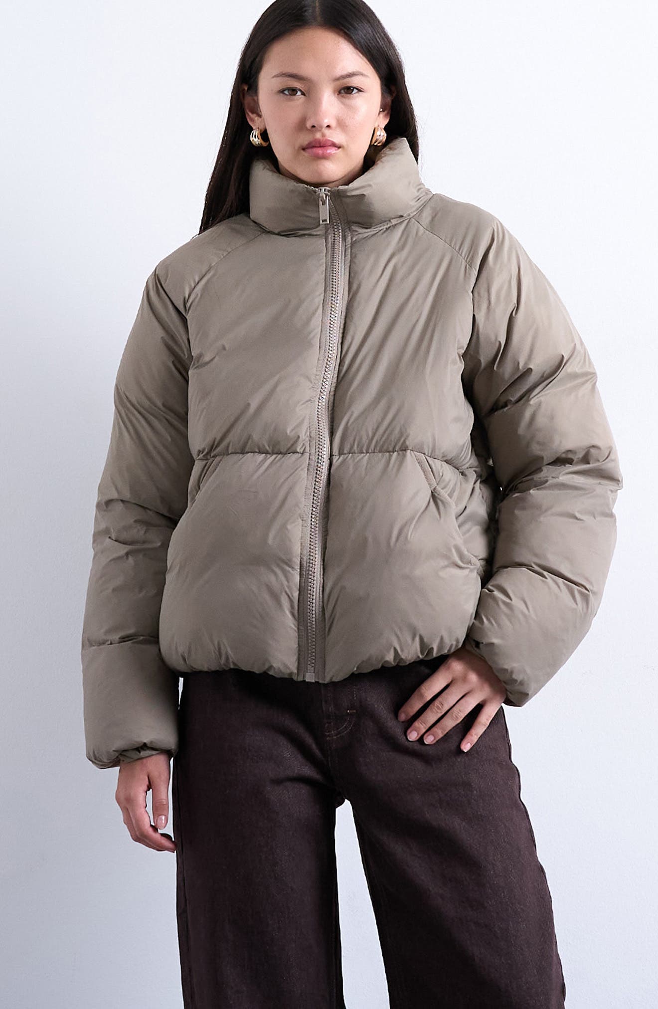 Puffer Bomber Jacket