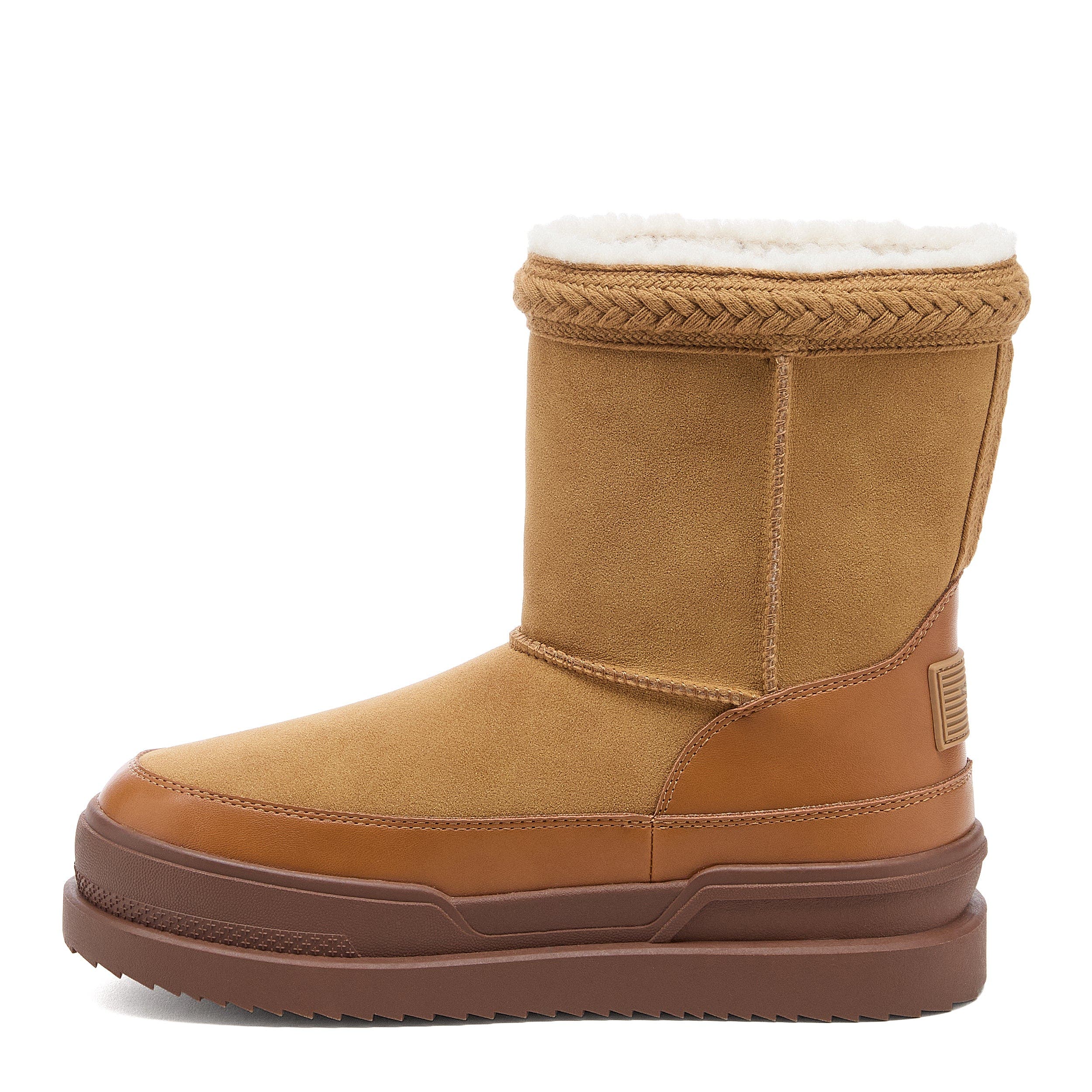 ROCKET DOG Ramble Faux Suede Braided Trim Winter Boots (Women) | Nordstrom