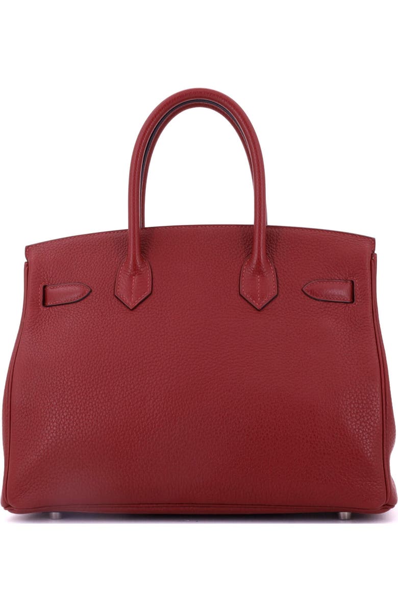 Pre-Owned Hermes Birkin Handbag Red Togo with Palladium Hardware 30, Alternate, color, Rouge H