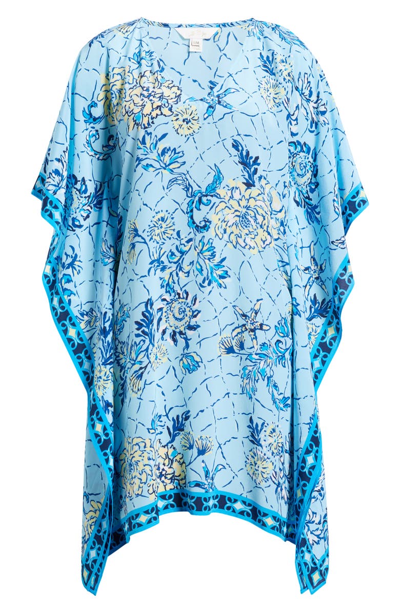 Lilly Pulitzer<sup>®</sup> Lindamarie Floral Silk Caftan, Alternate, color, 