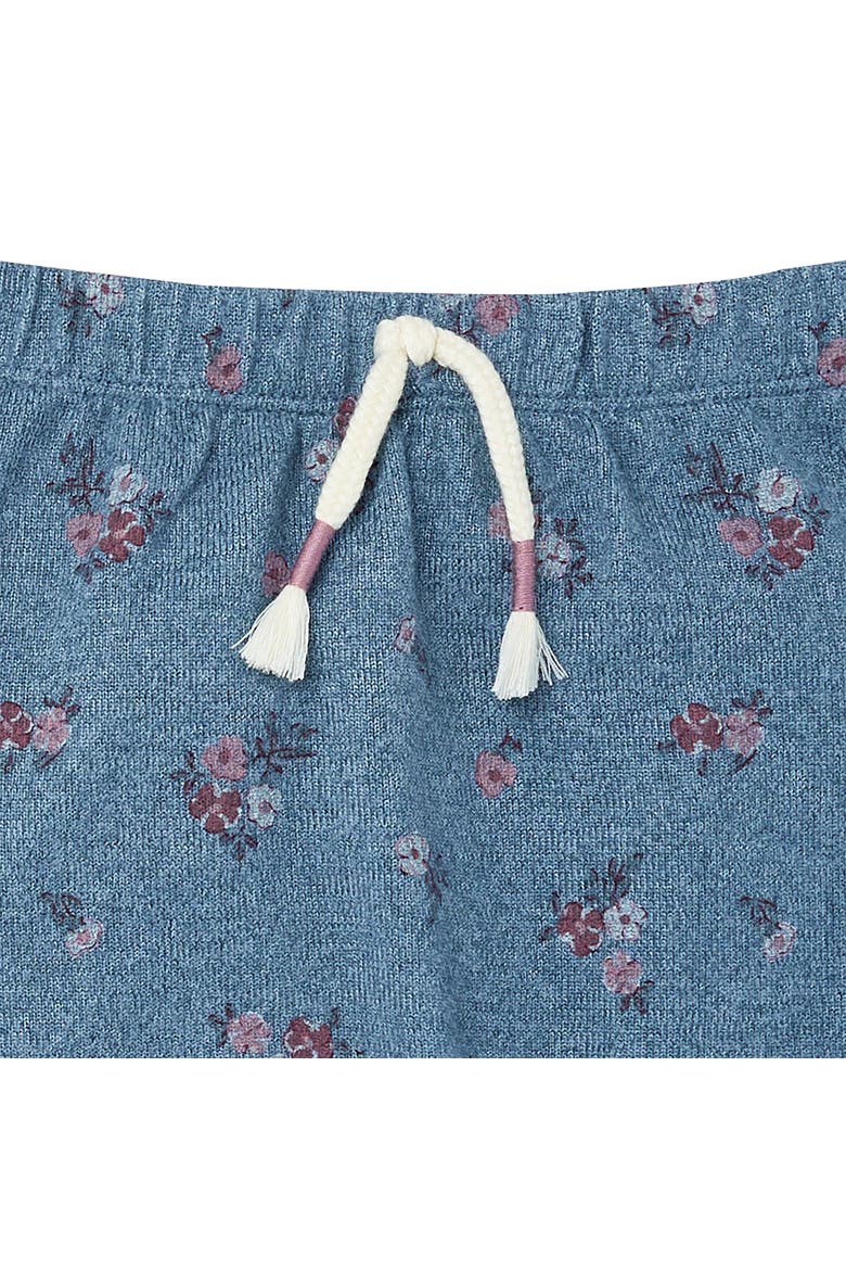 Peplum Top and Pants Set, Alternate, color, Blue Heather
