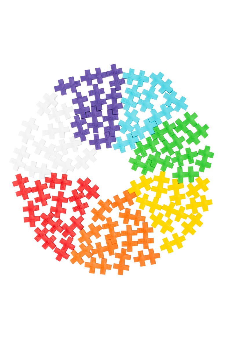 Rainbow Mix 70-Piece Tube Building Set, Alternate, color, MULTI