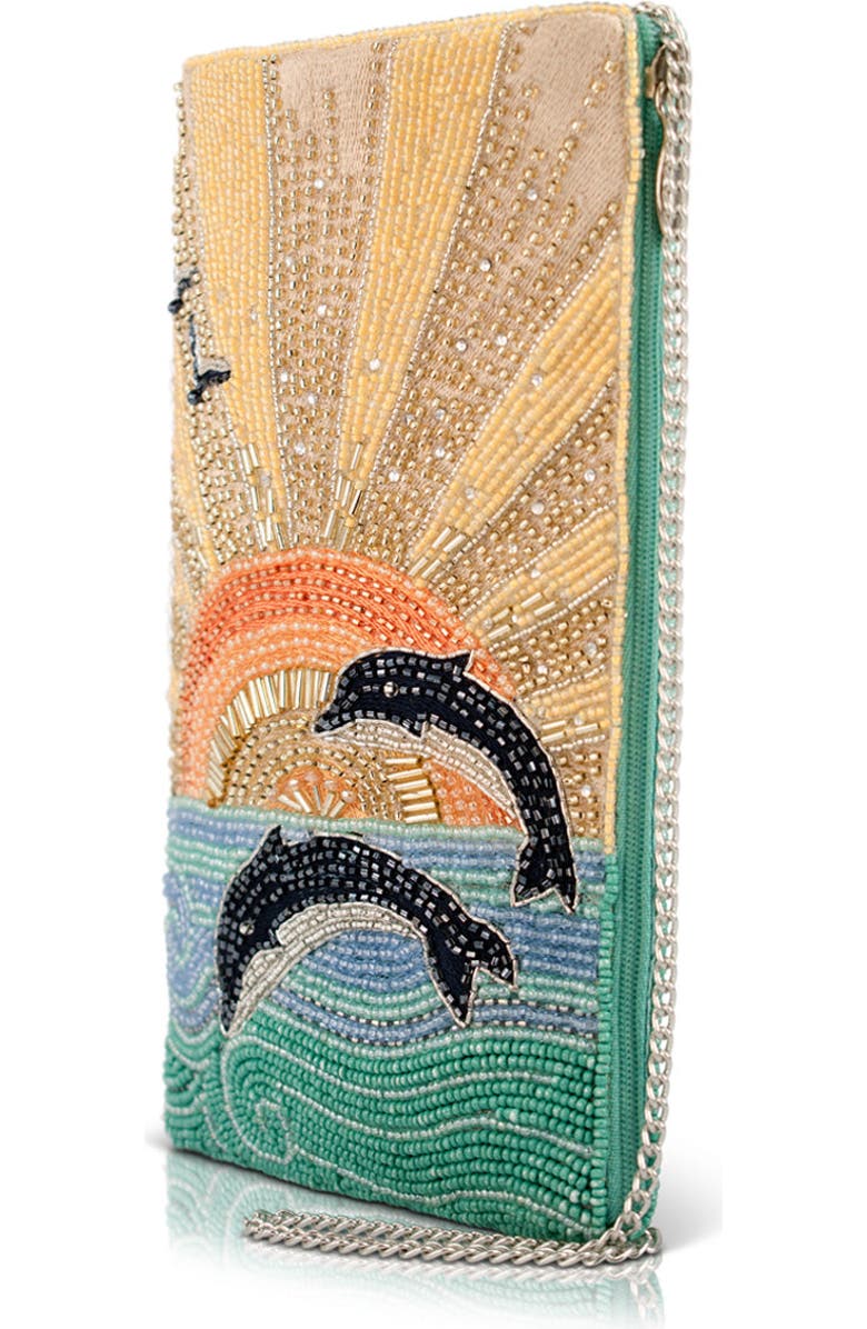 Mary Frances Accessories Flip for Joy Crossbody Phone Bag, Alternate, color, Blue