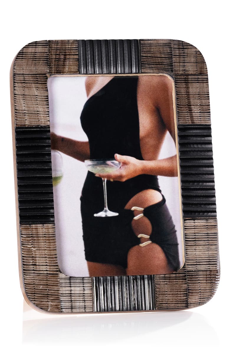 Zodax Majorca Chiseled 5.5" x 7.5" Photo Frame, Main, color,