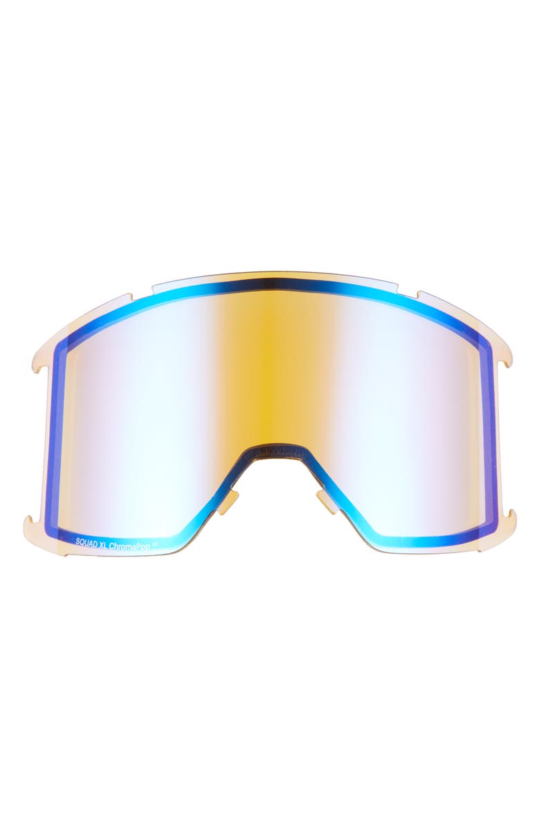 Smith Squad XL 185mm Snow Goggles, Alternate, color, Black/ Everyday Red Mirror