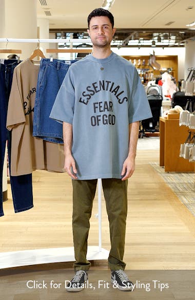 Fear of God Essentials Campus '90s Short Sleeve Logo Graphic T