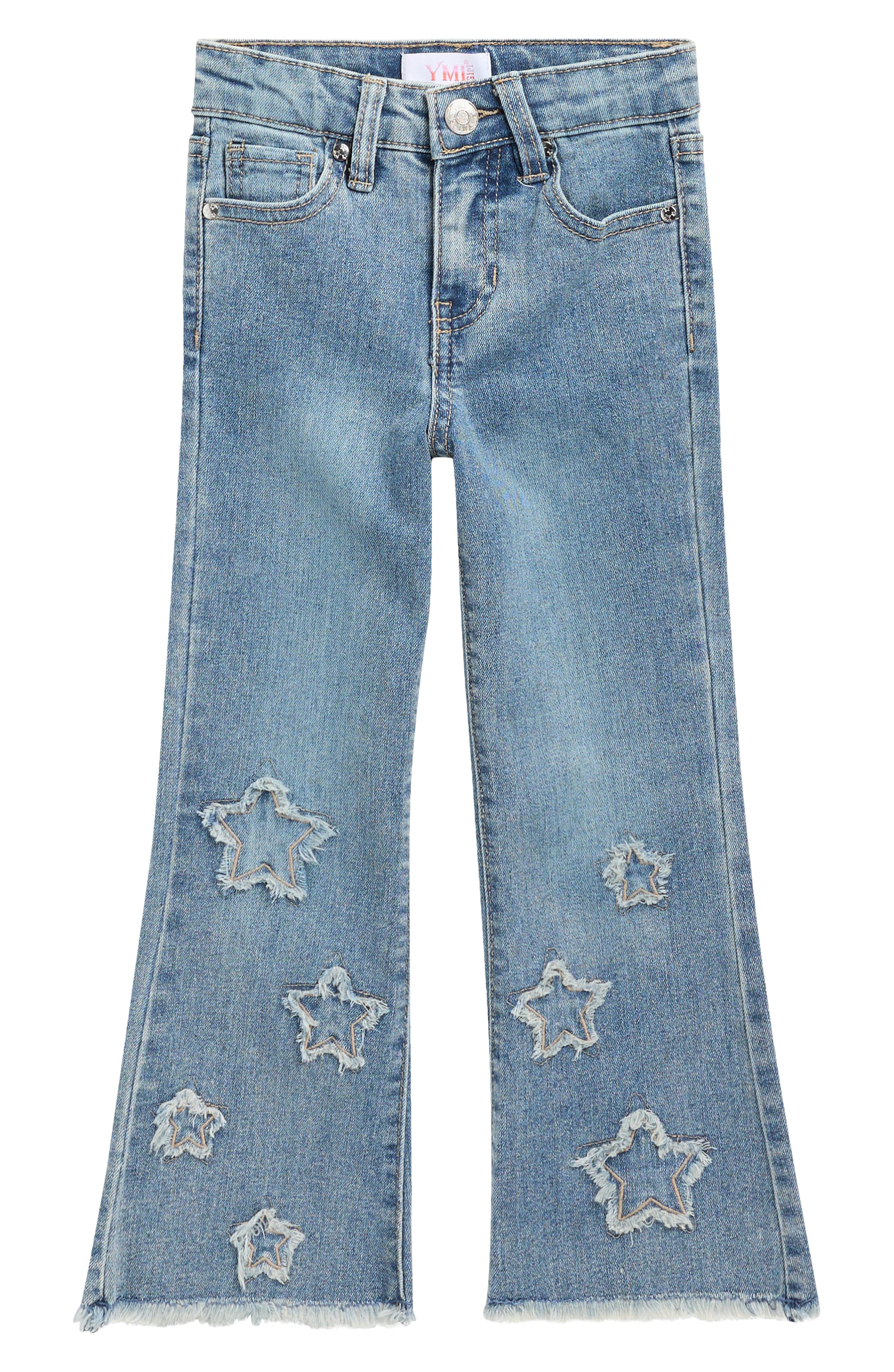 Kids' Discharge Star Flare Jeans