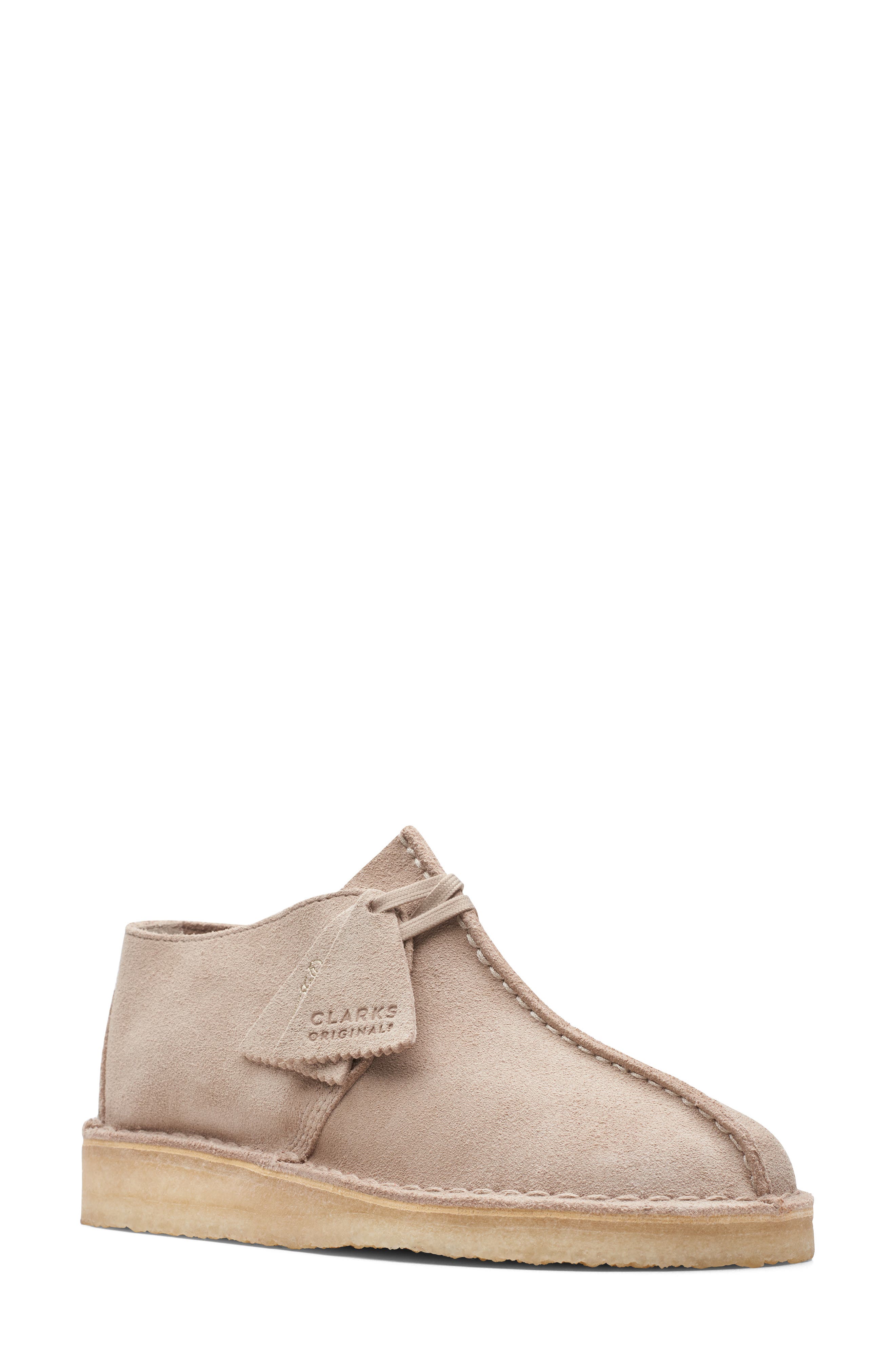 Clarks(r) Desert Trek Boot in Sand Suede 