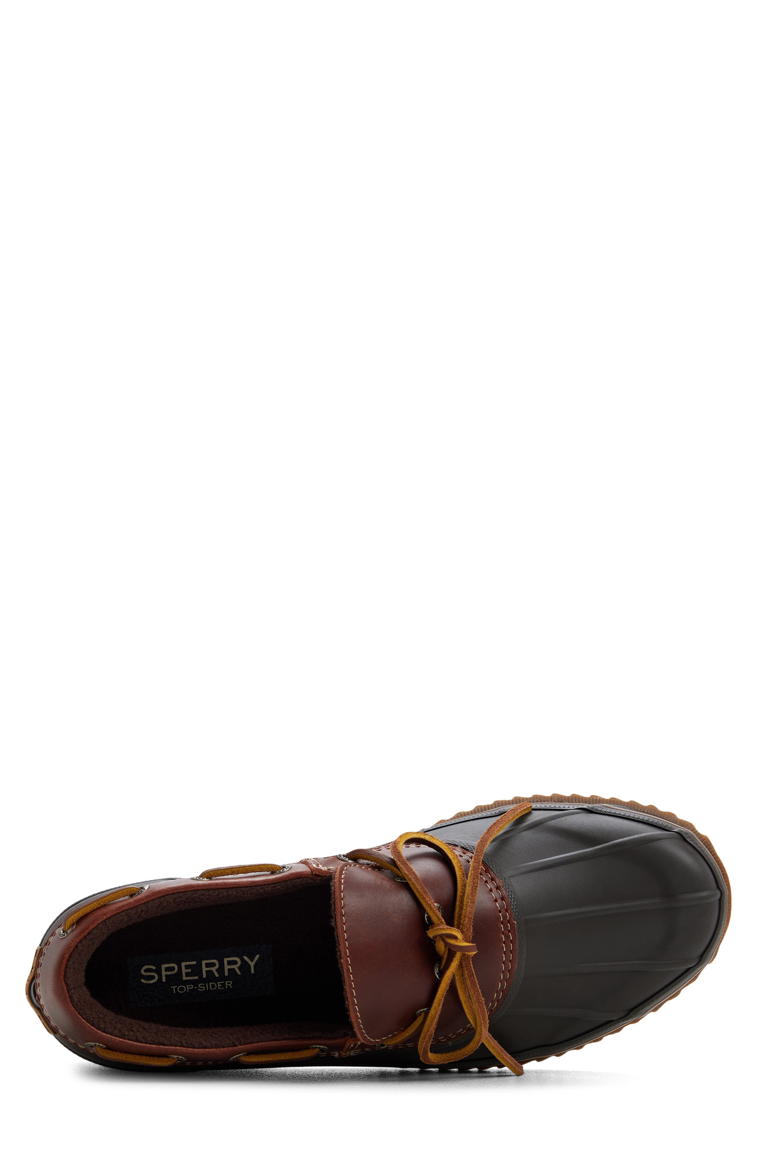 Drake 1-Eye Waterproof Duck Shoe, Alternate, color, DARK RED