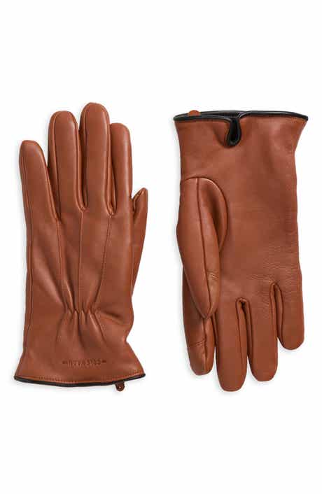 Touchscreen Compatible Leather Gloves