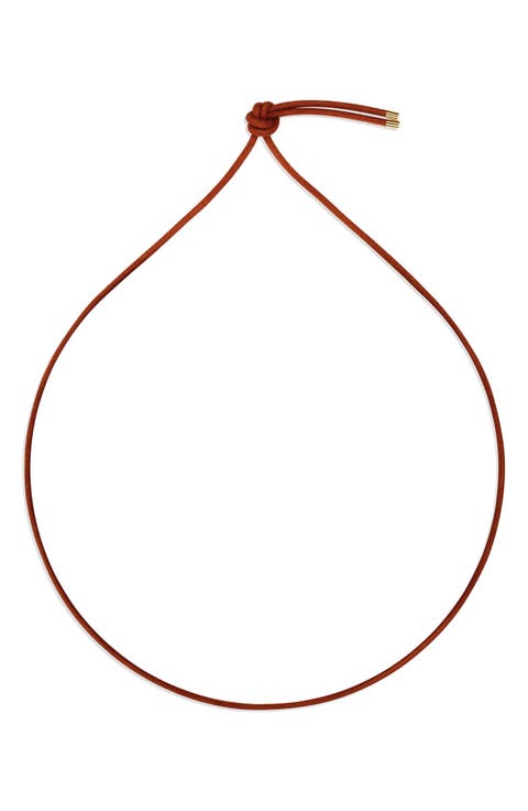 Rya Leather Cord Necklace