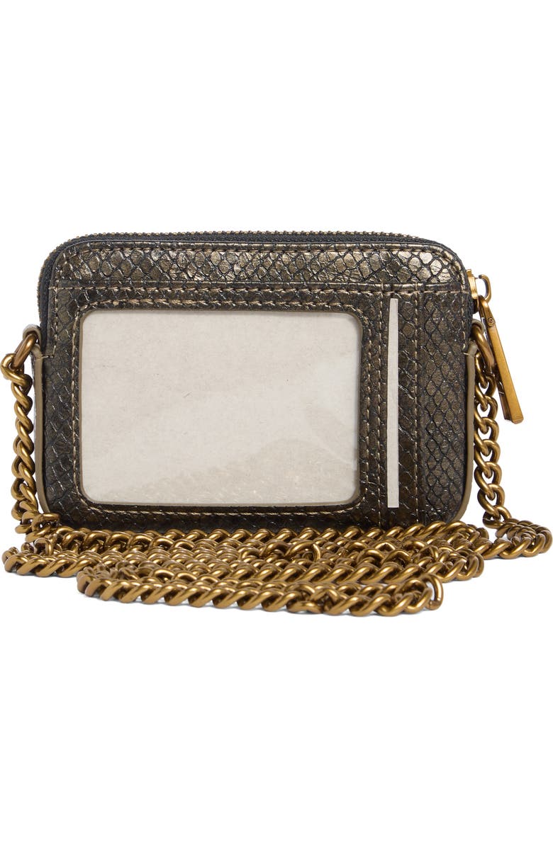 Kurt Geiger London Micro Kensington Faux Leather Camera Bag, Alternate, color, Bronze