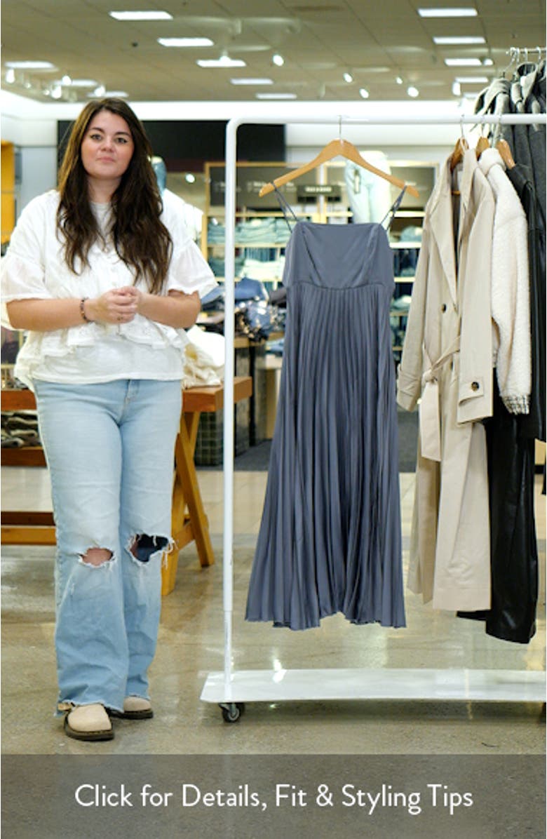 Naira Pleated Maxi Dress