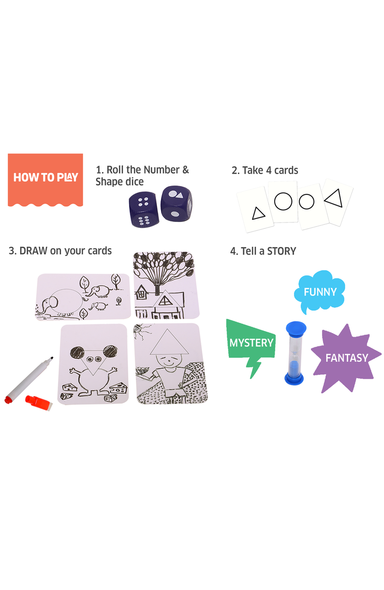 Chalk & Chuckles Shape your story, Alternate, color, NO COLOR