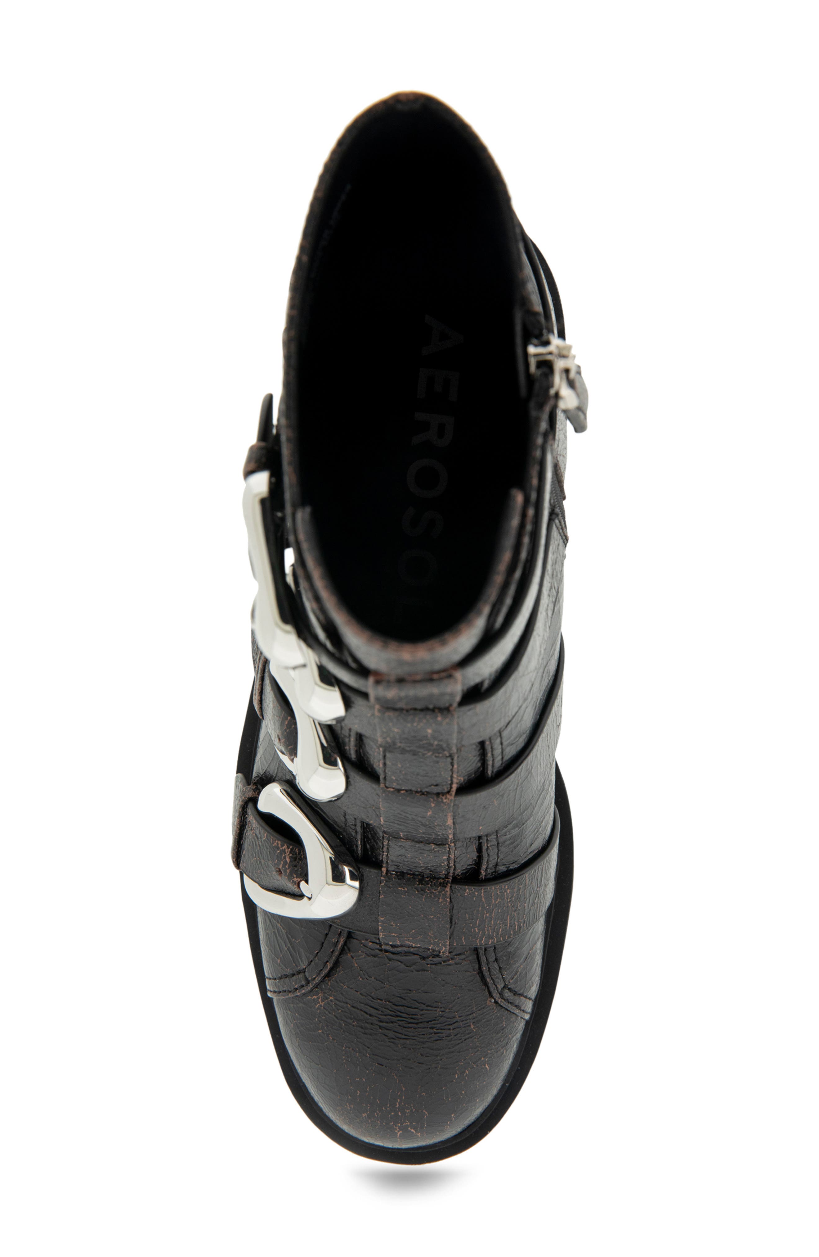 Gavyn Bootie, Alternate, color, BLACK CRACKLED LEATHER