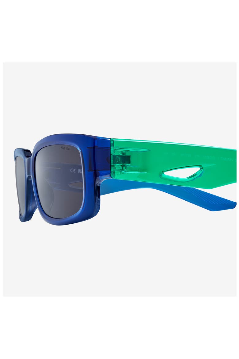 Variant I 56mm Rectangle Sunglasses, Alternate, color, MIDNIGHT NAVY / NAVY