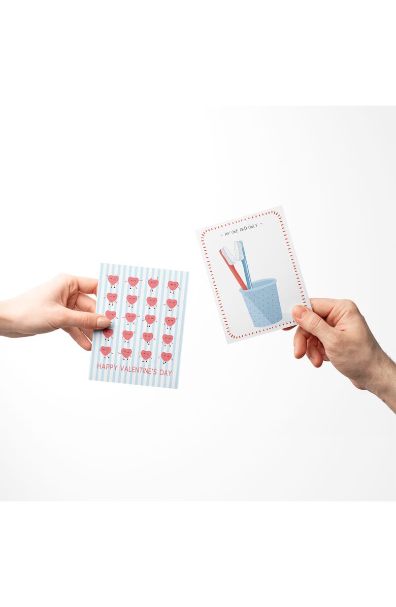 Ramus & Co Valentine's Day Friendship Greeting Card Pack Sets, 'To My Love, Hearts Dance, My One and Only', Alternate, color, Multi-Pack