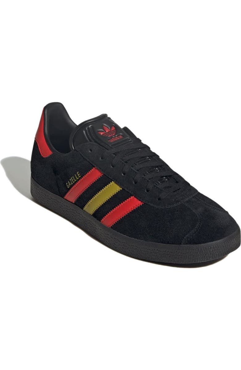 adidas Men's adidas Black/Red FC Dallas 2025 Jersey Hook Third Gazelle Shoes, Alternate, color,