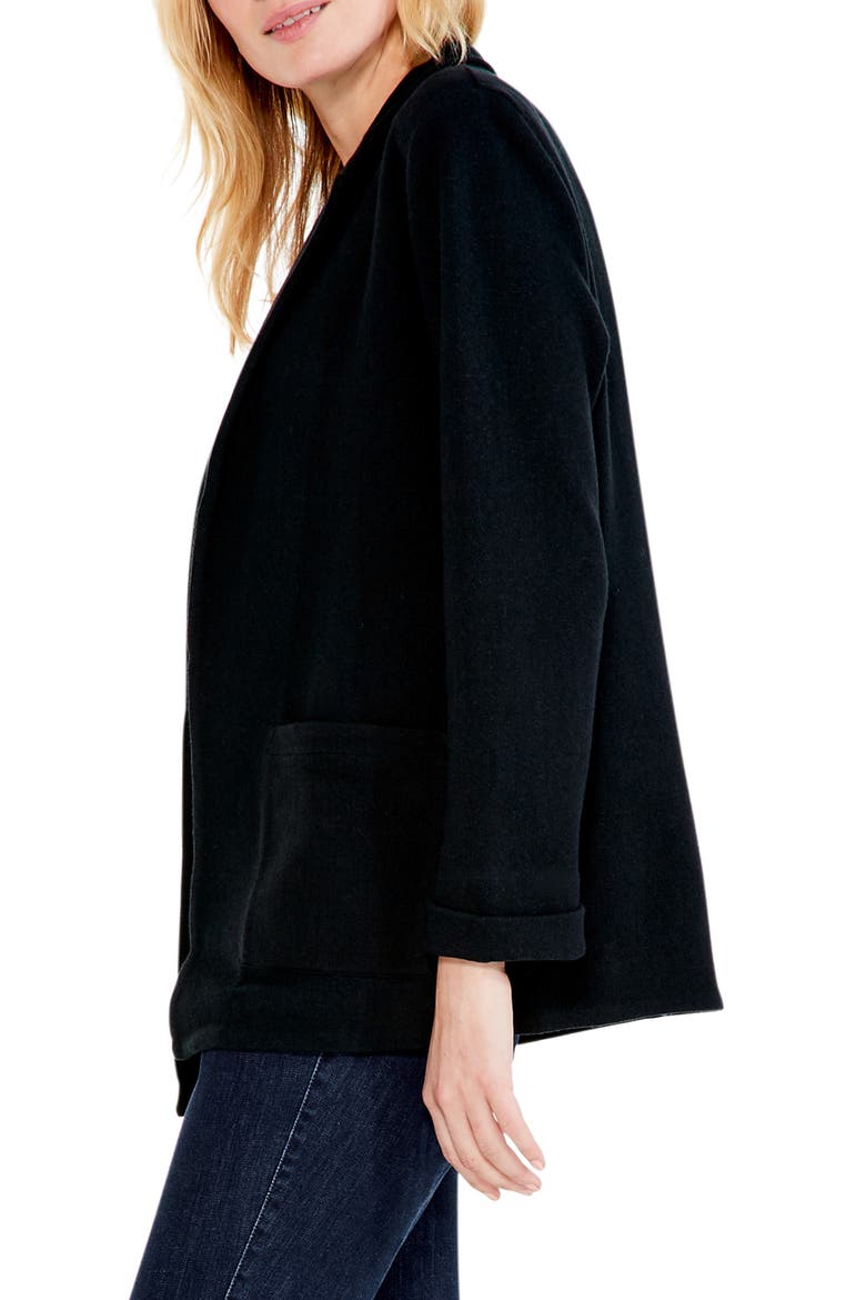 Knit Blazer, Alternate, color, BLACK ONYX