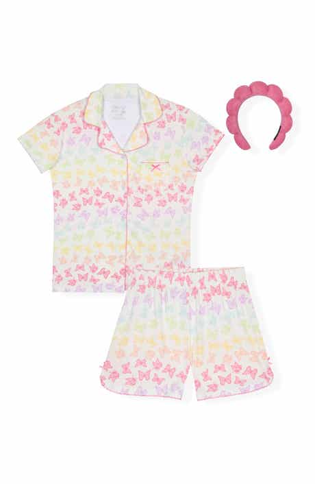 SLEEP ON IT Kids' Two-Piece Short Pajamas & Headband Set